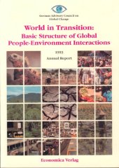 book World in Transition - Basic Structure of Global People-Environment Interactions: 1993 Annual Report