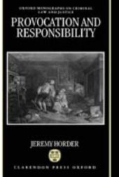 book Provocation and Responsibility 