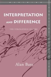 book Interpretation and Difference: The Strangeness of Care 