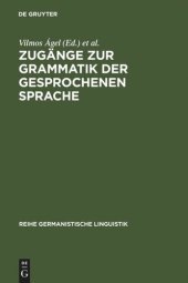 book Zugänge zur Grammatik der gesprochenen Sprache