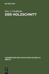 book Der Holzschnitt