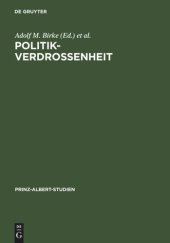 book Politikverdrossenheit: Der Parteienstaat in der historischen und gegenwärtigen Diskussion. Ein deutsch-britischer Vergleich