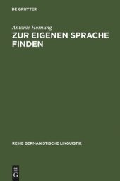 book Zur eigenen Sprache finden: Modell einer plurilingualen Schreibdidaktik