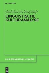 book Linguistische Kulturanalyse