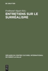 book Entretiens sur le Surréalisme