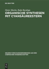 book Organische Synthesen mit Cyansäureestern