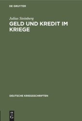 book Geld und Kredit im Kriege