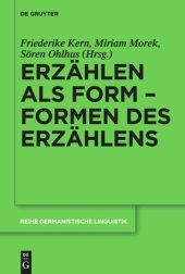 book Erzählen als Form – Formen des Erzählens