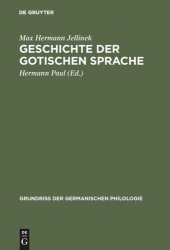 book Geschichte der gotischen Sprache