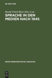 book Sprache in den Medien nach 1945