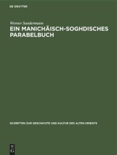 book Ein manichäisch-soghdisches Parabelbuch