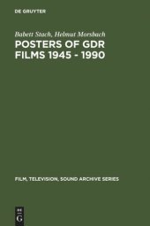 book Posters of GDR films 1945 - 1990