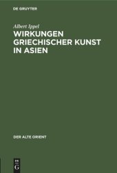 book Wirkungen griechischer Kunst in Asien