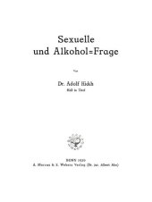 book Sexuelle und Alkohol-Frage