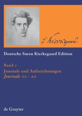 book Deutsche Søren Kierkegaard Edition (DSKE): Band 2 Journale EE · FF · GG · HH · JJ · KK