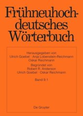 book Frühneuhochdeutsches Wörterbuch: Band 9.1 l - maszeug