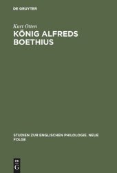 book König Alfreds Boethius