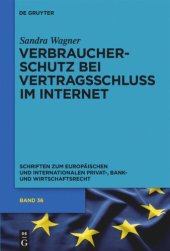 book Verbraucherschutz bei Vertragsschluss im Internet: Ein Vergleich zwischen englischem und deutschem Recht