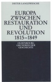 book Europa zwischen Restauration und Revolution 1815-1849