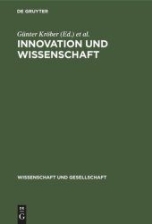 book Innovation und Wissenschaft: Ein Beitrag zur Theorie und Praxis der intensiv erweiterten Reproduktion