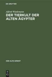 book Der Tierkult der alten Ägypter