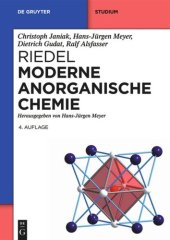 book Riedel Moderne Anorganische Chemie