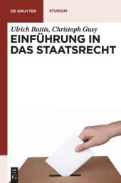 book Einführung in das Staatsrecht