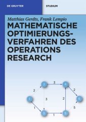 book Mathematische Optimierungsverfahren des Operations Research