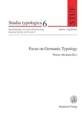 book Focus on Germanic Typology