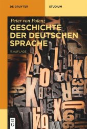 book Geschichte der deutschen Sprache