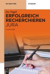 book Erfolgreich recherchieren - Jura