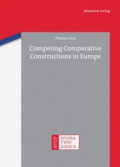 book Competing Comparative Constructions in Europe