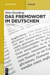 book Das Fremdwort im Deutschen