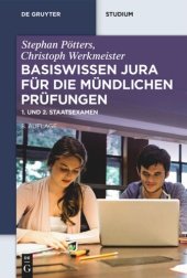 book Basiswissen Jura für die mündlichen Prüfungen: 1. und 2. Staatsexamen