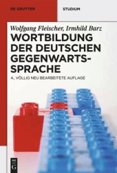 book Wortbildung der deutschen Gegenwartssprache