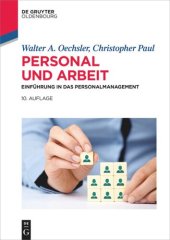 book Personal und Arbeit: Einführung in das Personalmanagement