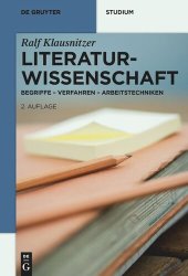 book Literaturwissenschaft: Begriffe - Verfahren - Arbeitstechniken