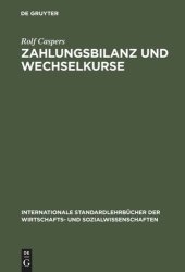 book Zahlungsbilanz und Wechselkurse