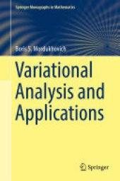 book Variational Analysis and Applications