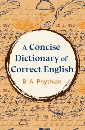 book A Concise Dictionary of Correct English