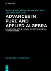 book Advances in Pure and Applied Algebra: Proceedings of the Coniaps XXVII International Conference 2021