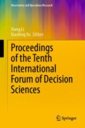 book Proceedings of the Tenth International Forum of Decision Sciences