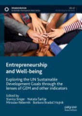 book Entrepreneurship and Well-being: Exploring the UN Sustainable Development Goals through the lenses of GEM and other indicators