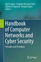 book Handbook of Computer Networks and Cyber Security: Principles and Paradigms