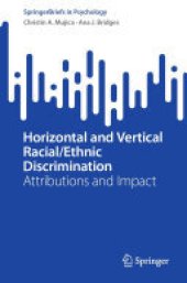 book Horizontal and Vertical Racial/Ethnic Discrimination: Attributions and Impact