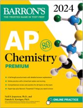 book AP Chemistry Premium, 2024: 6 Practice Tests + Comprehensive Review + Online Practice