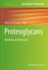 book Proteoglycans: Methods and Protocols