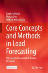 book Core Concepts and Methods in Load Forecasting: With Applications in Distribution Networks