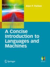 book A Concise Introduction to Languages and Machines