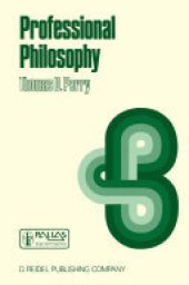 book Professional Philosophy: What It Is and Why It Matters